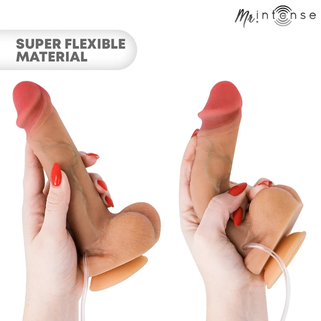 MR INTENSE Danny silikonowy model z funkcją ejakulacji 20,5 cm 4 cm — zdjęcie 5