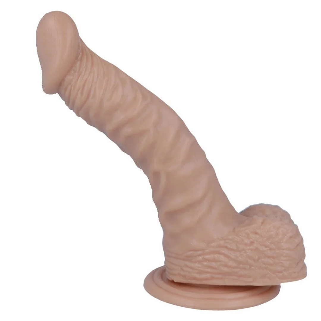 Mr Intense Model 18 - anatomiczny model z przyssawką 19,8 cm naturalny — zdjęcie 7