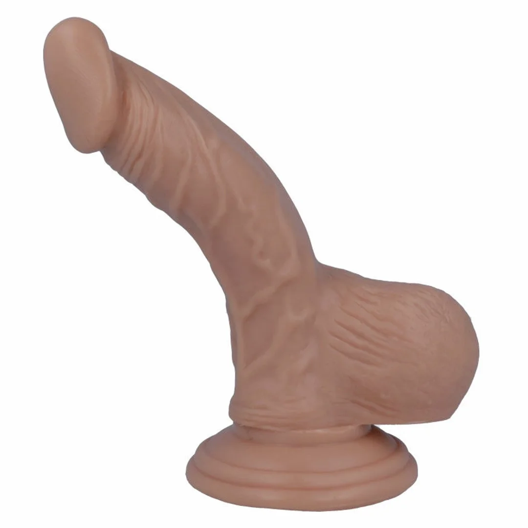 Mr Intense Model 2 anatomiczny 16 cm elastyczny z przyssawką beżowy — zdjęcie 7