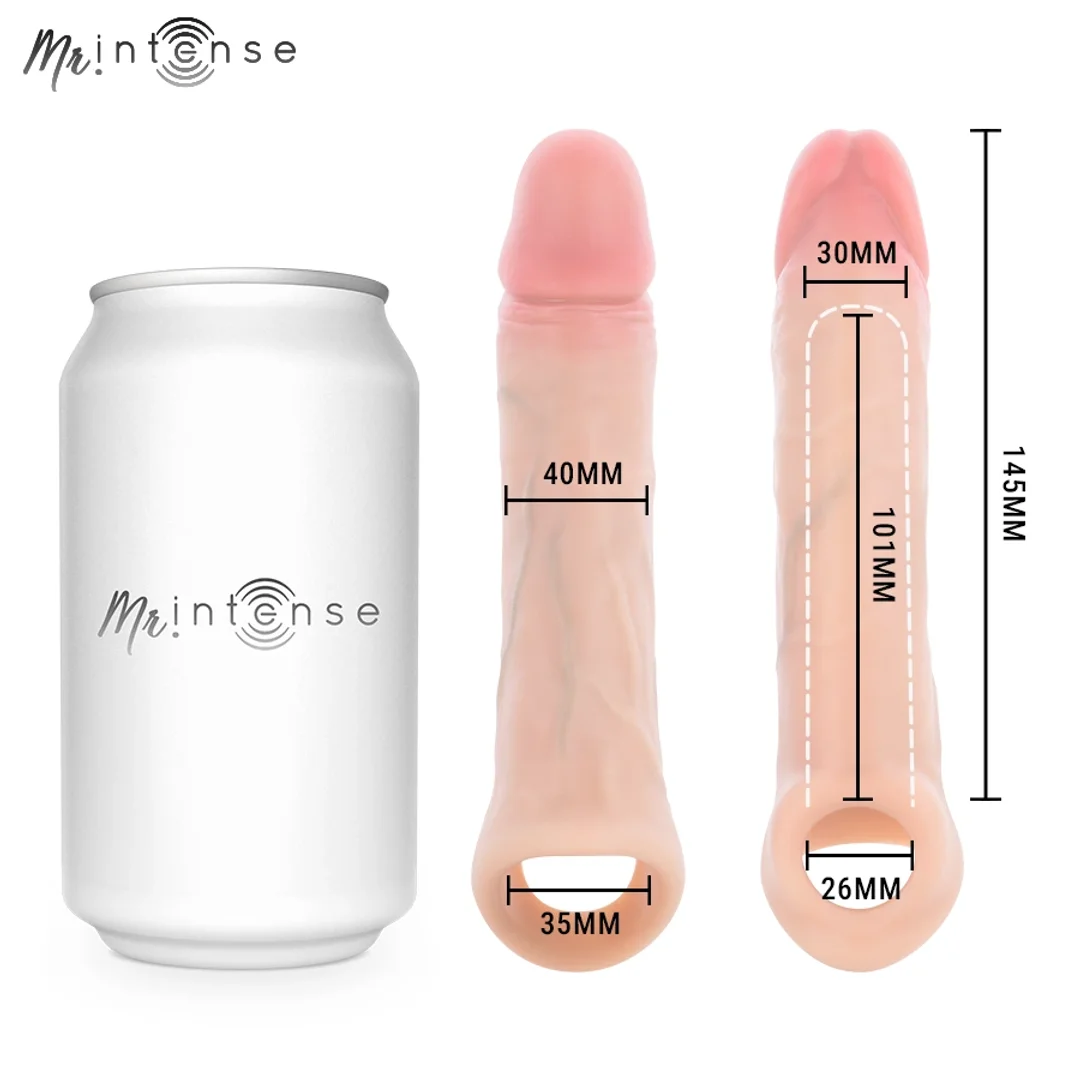 MR INTENSE Simon M silikonowy rękaw intymny 14,5 cm O 4 cm — zdjęcie 5
