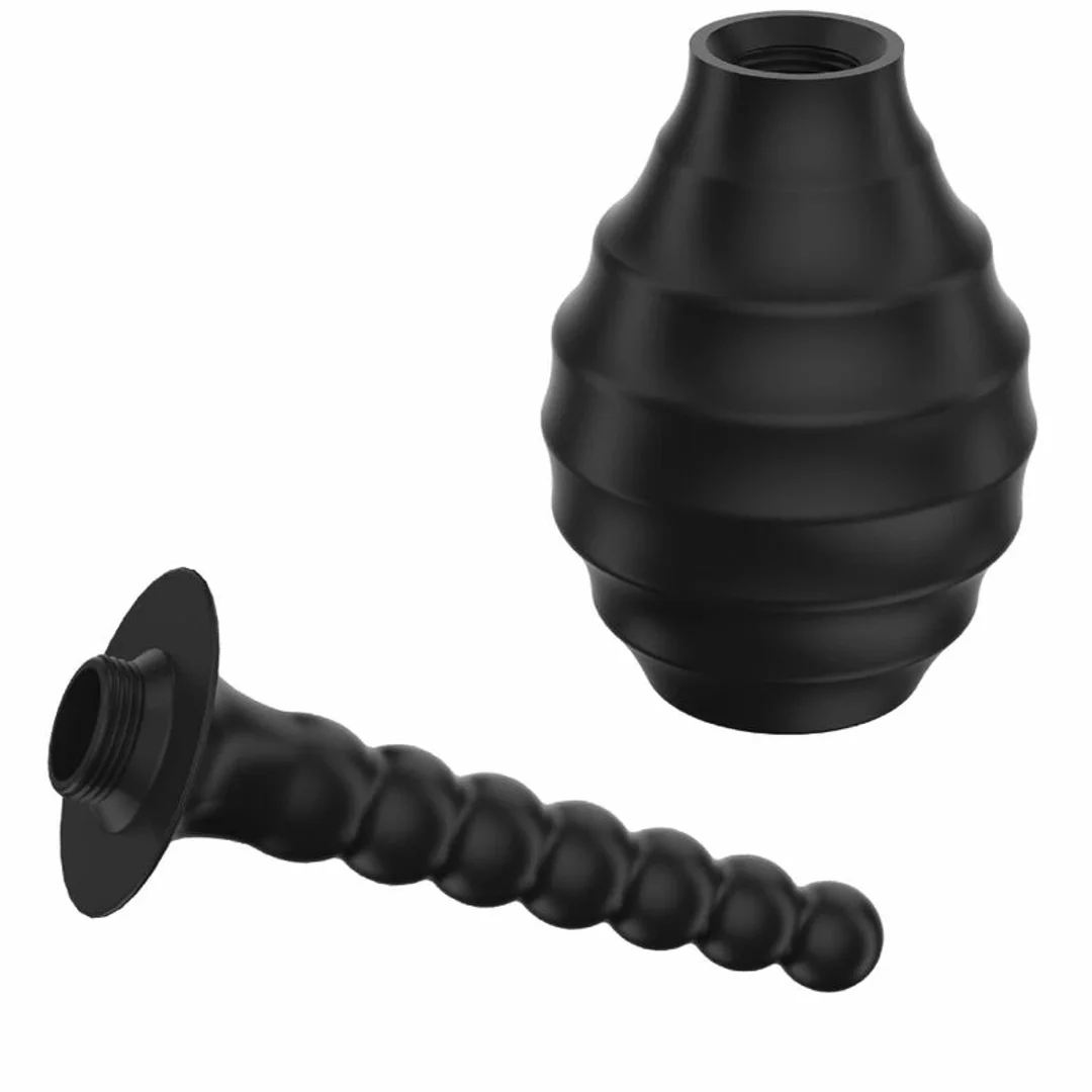 MR PLAY Wibracyjny masażer zdalnie sterowany, czarny, silikonowy — zdjęcie 3