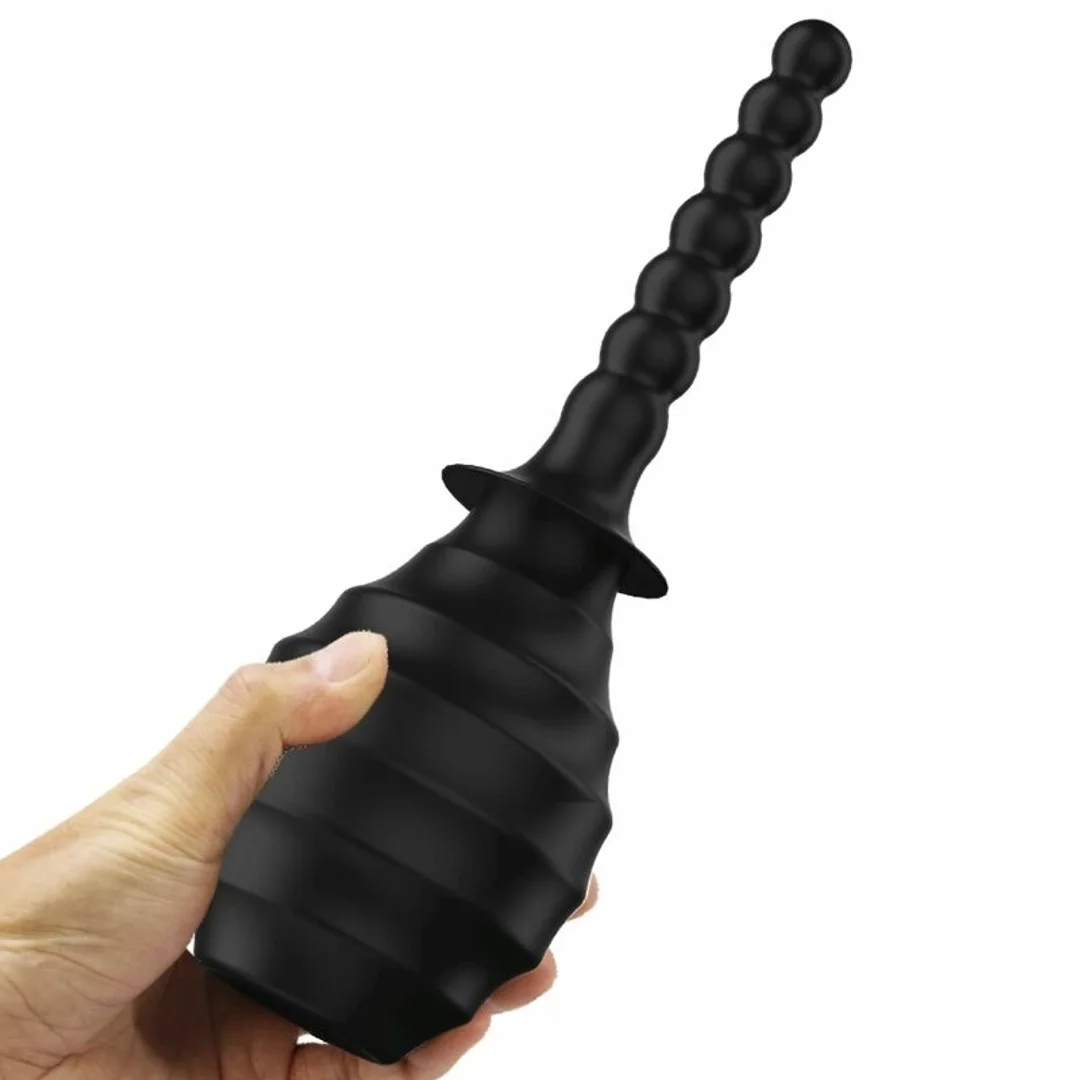 MR PLAY Wibracyjny masażer zdalnie sterowany, czarny, silikonowy — zdjęcie 4