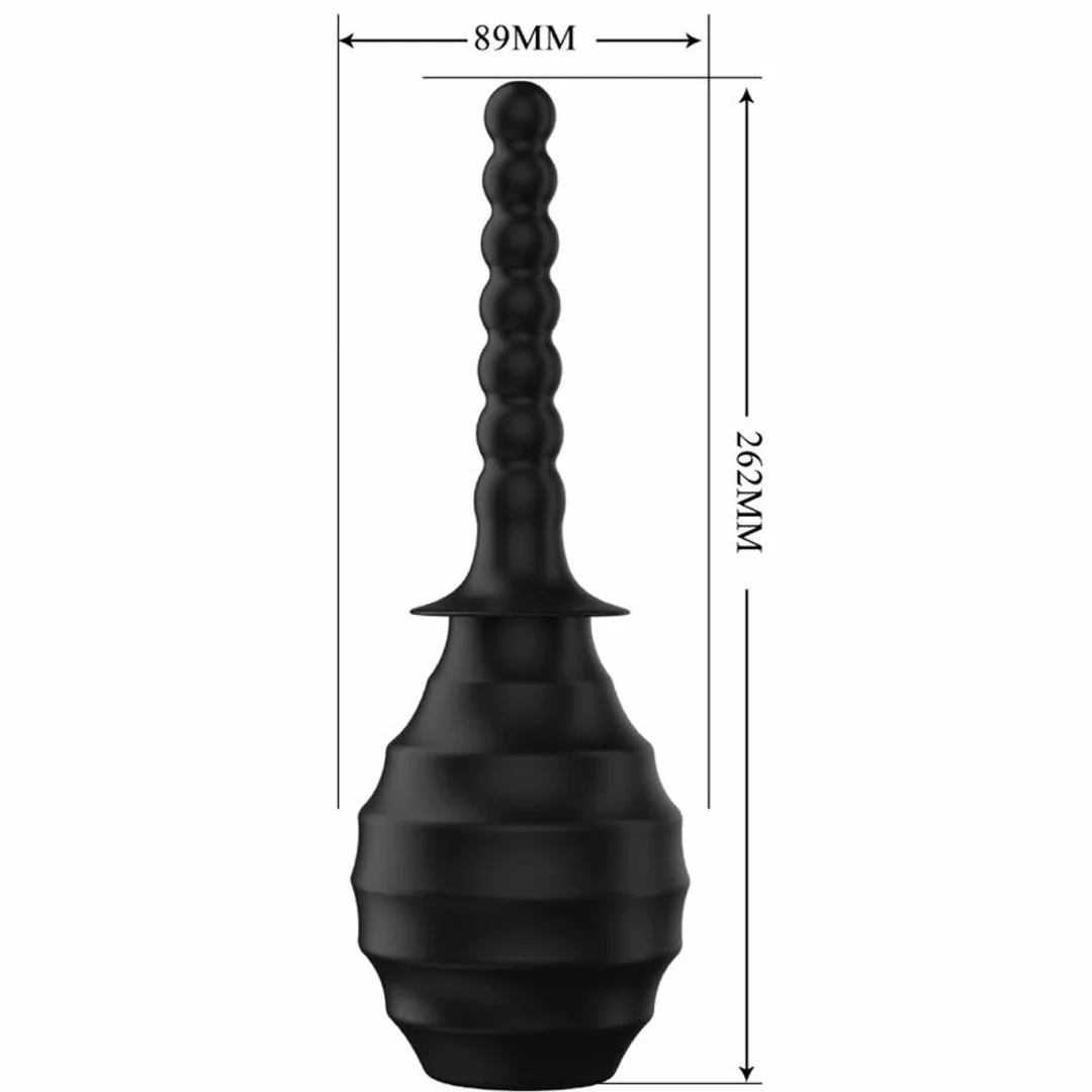 MR PLAY Wibracyjny masażer zdalnie sterowany, czarny, silikonowy — zdjęcie 5