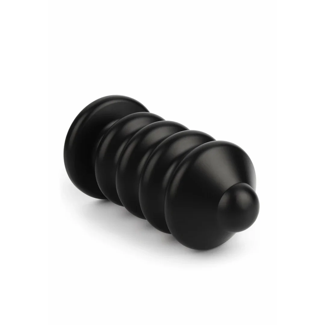 Mr. Steel Ass Blaster Large stalowy korek analny czarny 13,5 cm — zdjęcie 4