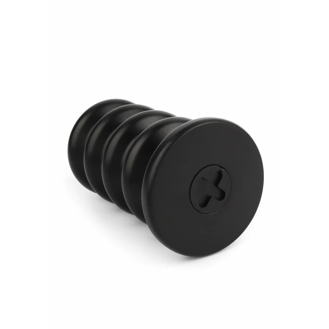 Mr. Steel Ass Blaster Large stalowy korek analny czarny 13,5 cm — zdjęcie 5