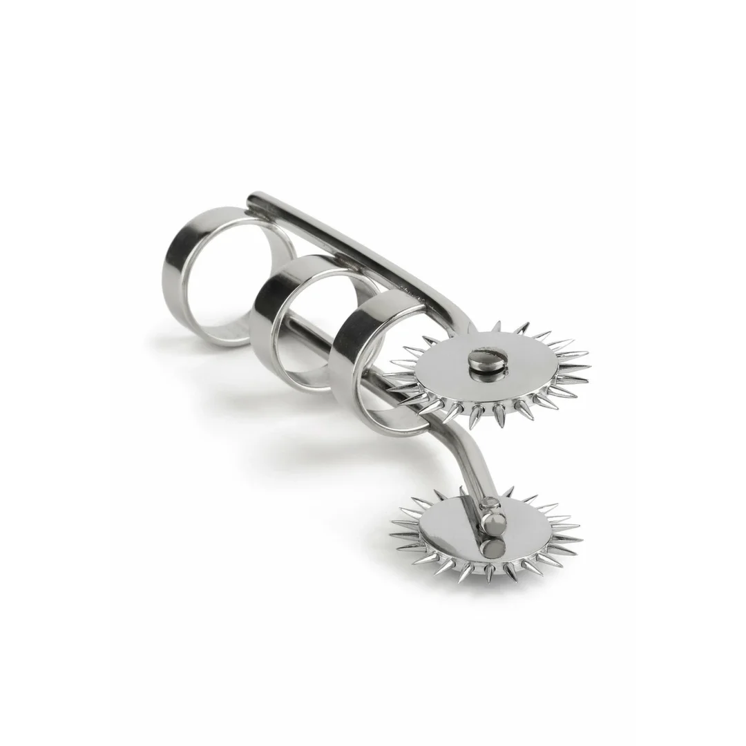 Mr. Steel Double Finger Pinwheel - stalowy model z podwojnym kołkiem sensorycznym — zdjęcie 5