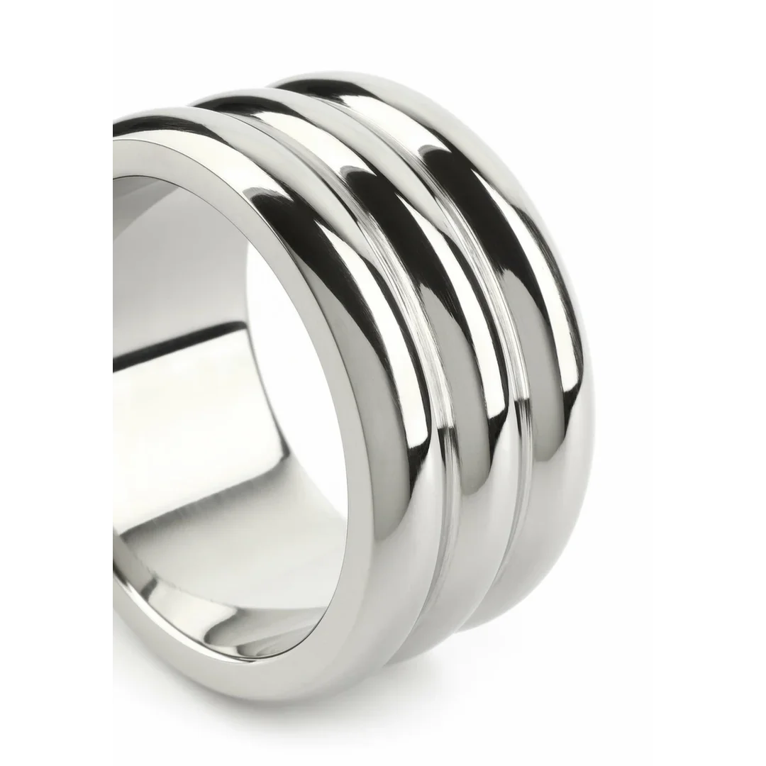Mr. Steel Elegant Deep C-Ring 40mm stalowy pierścień anatomiczny — zdjęcie 6