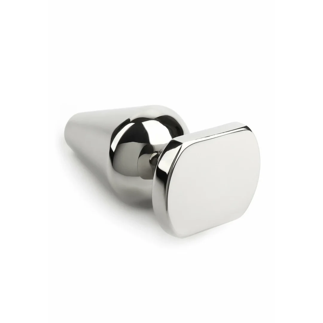 Mr. Steel Heavy Steel Plug Medium - stalowy, anatomiczny, średni rozmiar — zdjęcie 5