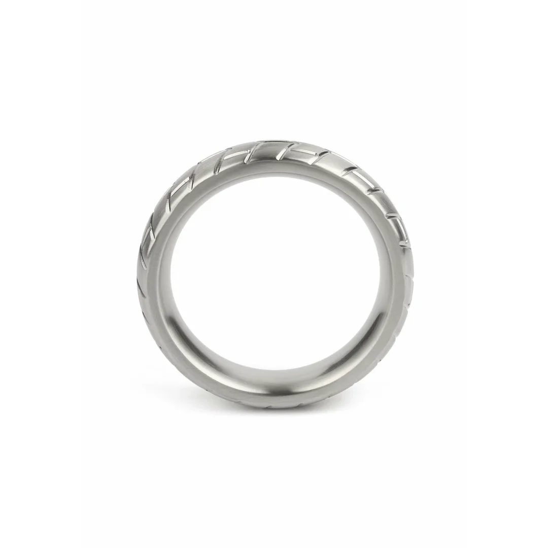 Mr. Steel MeGa Tire C-Ring Satin 55mm stalowy pierścień oponowy — zdjęcie 4
