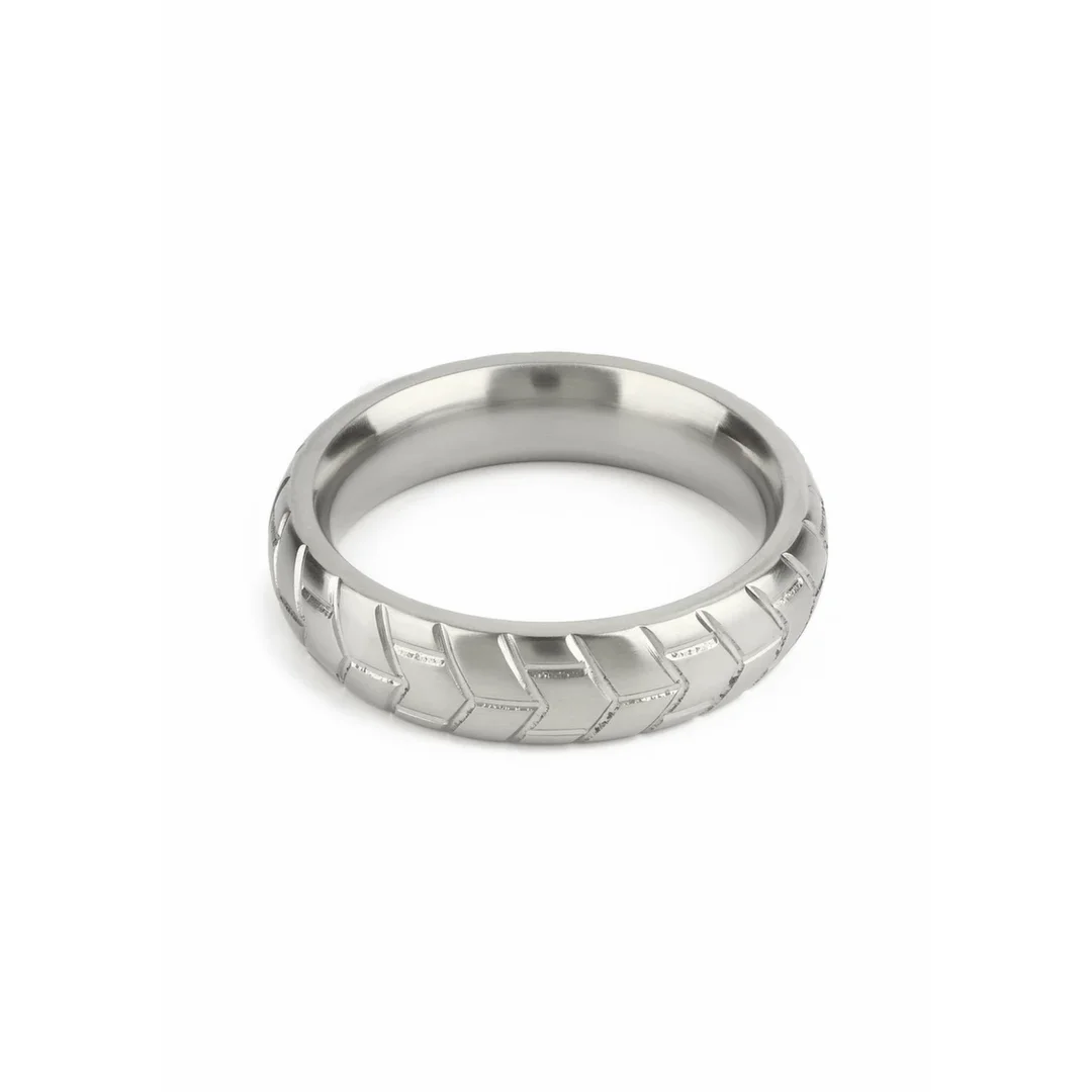 Mr. Steel MeGa Tire C-Ring Satin 55mm stalowy pierścień oponowy — zdjęcie 5