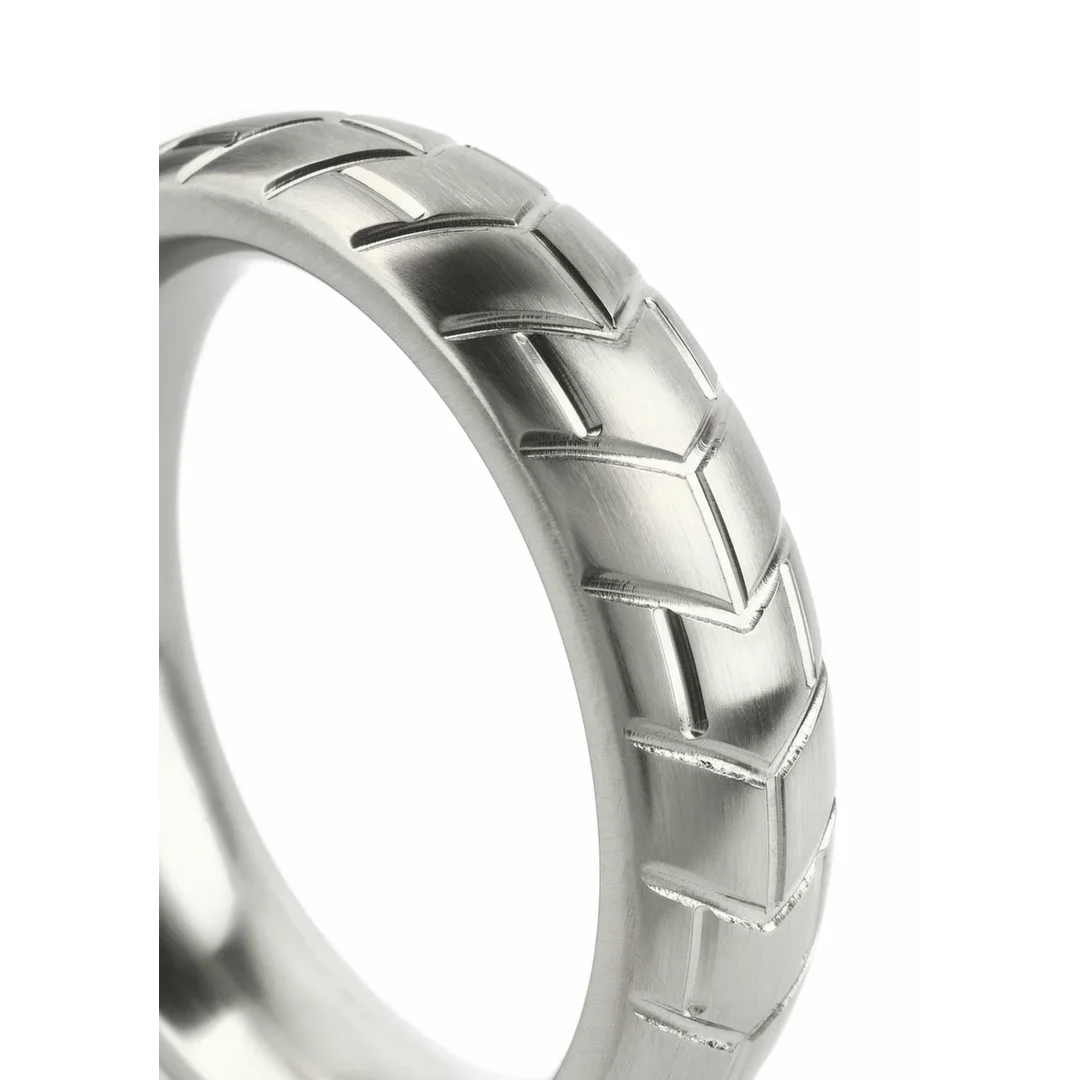 Mr. Steel MeGa Tire C-Ring Satin 55mm stalowy pierścień oponowy — zdjęcie 6