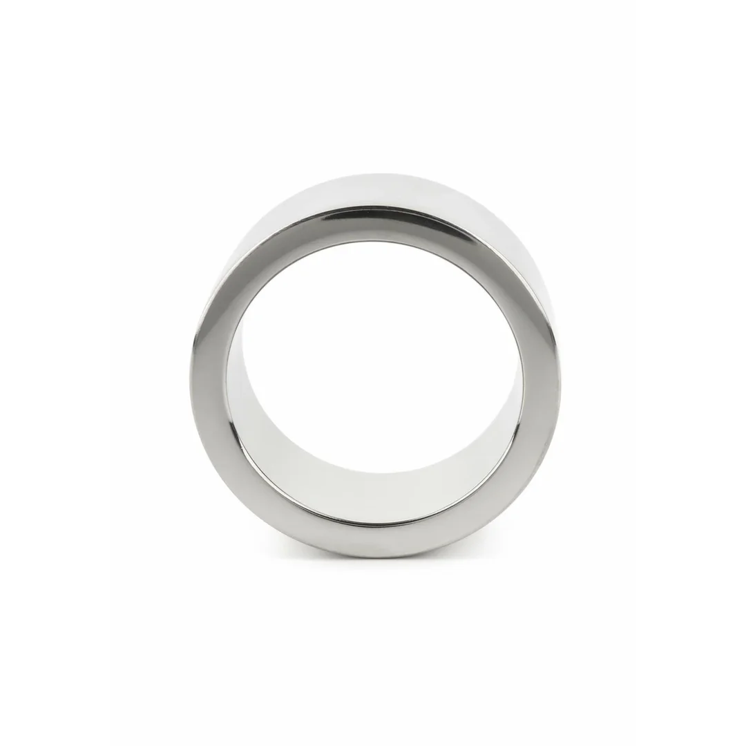Mr. Steel Mega Wide Band C-Ring 40mm stalowy szeroki pierścień — zdjęcie 4