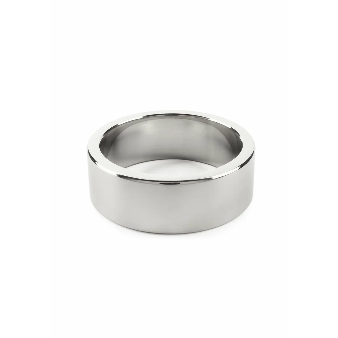 Mr. Steel Mega Wide Band C-Ring 50mm stalowy szeroki pierścień — zdjęcie 5