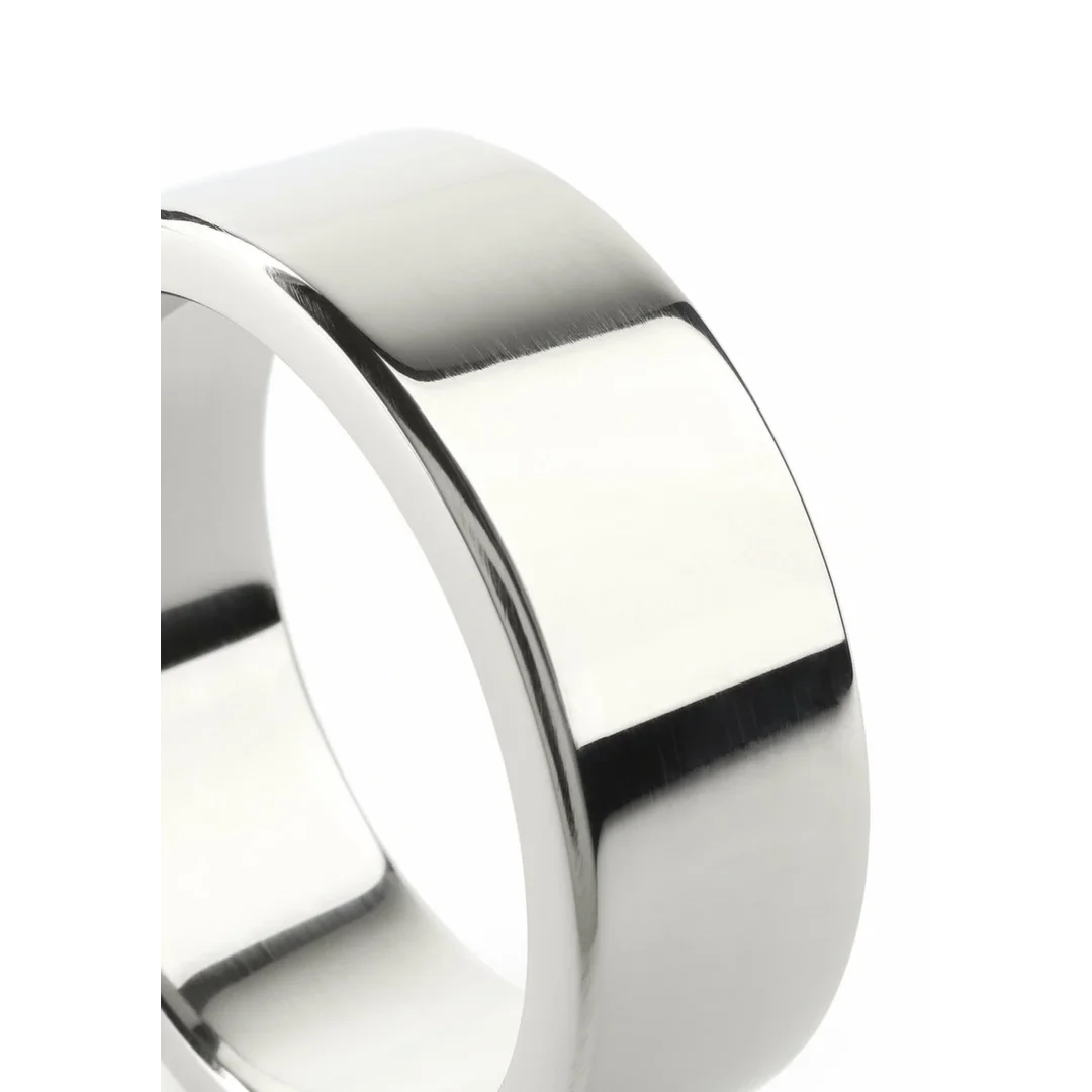 Mr. Steel Mega Wide Band C-Ring 50mm stalowy szeroki pierścień — zdjęcie 6