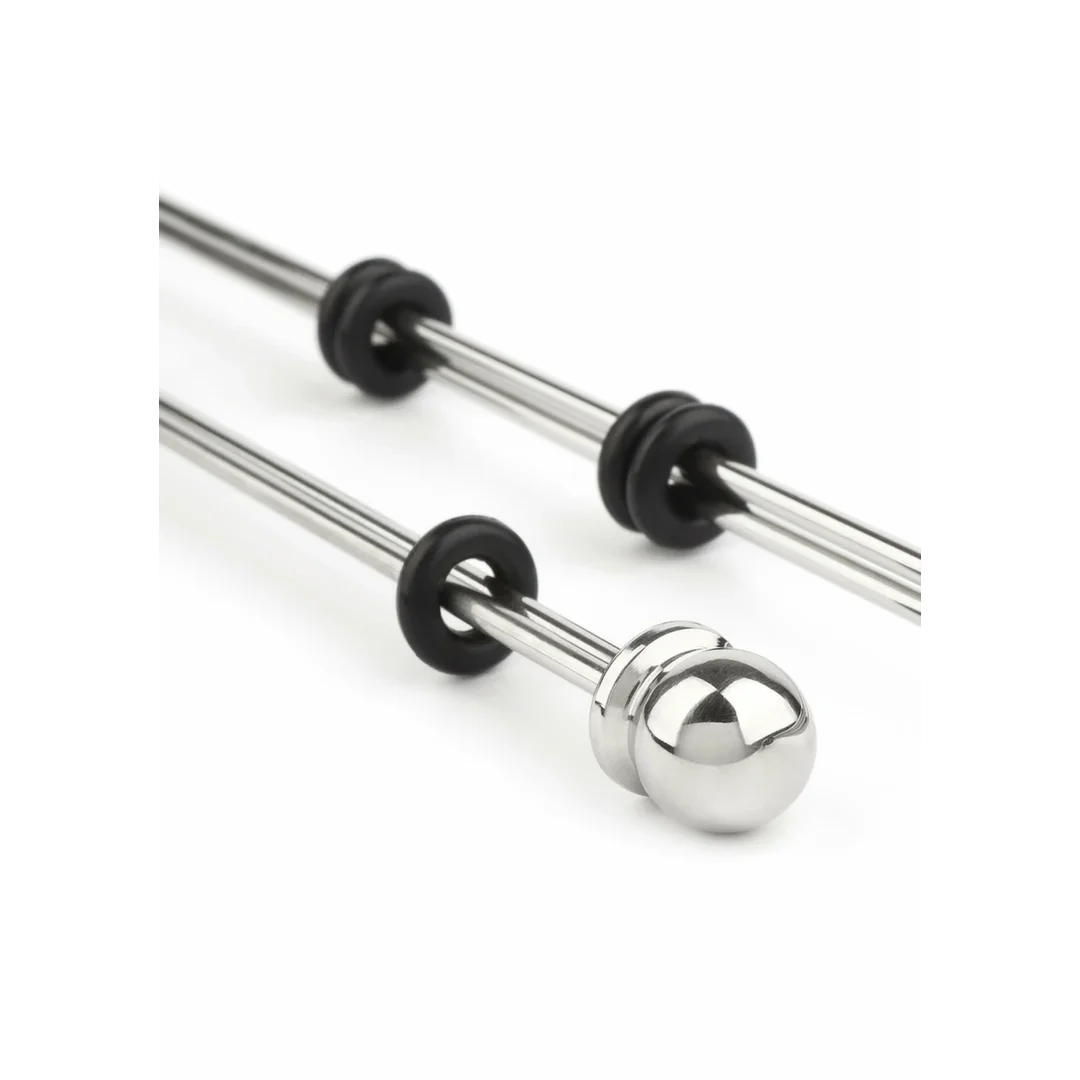 Mr. Steel Nipple Sticks z kulką 20cm - stalowe pręty z regulacją nacisku — zdjęcie 5