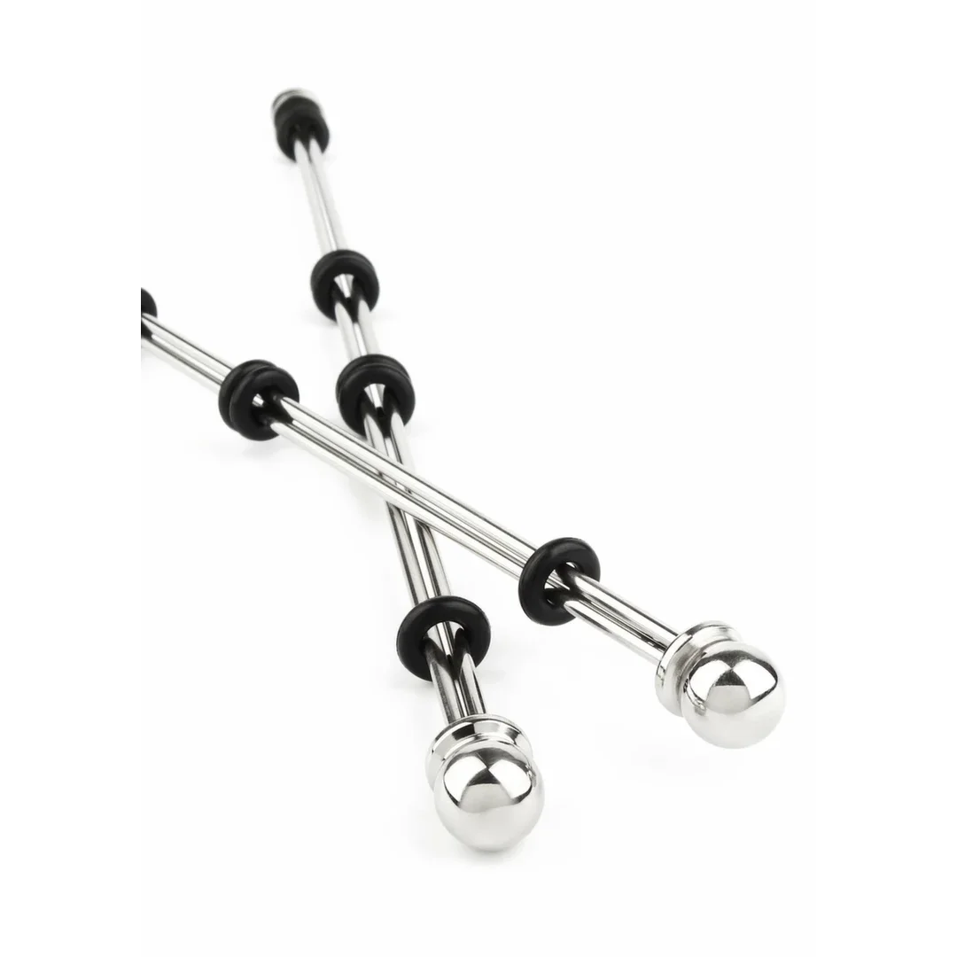 Mr. Steel Nipple Sticks z kulką 20cm - stalowe pręty z regulacją nacisku — zdjęcie 6