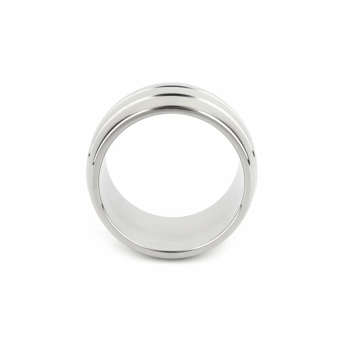 Mr. Steel Oval Barrel C-Ring 45mm stalowy pierścień anatomiczny — zdjęcie 4