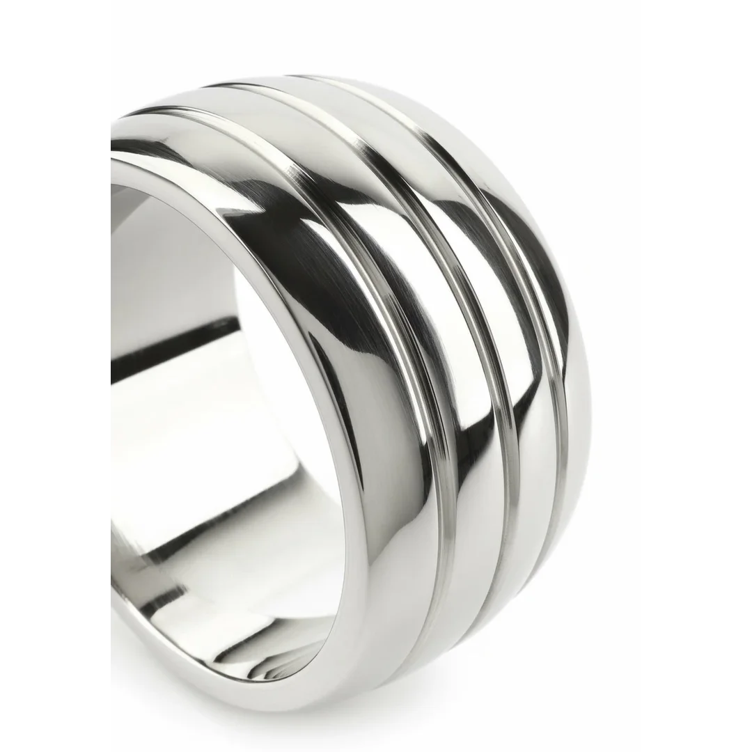Mr. Steel Oval Barrel C-Ring 50mm stalowy pierścień anatomiczny — zdjęcie 6