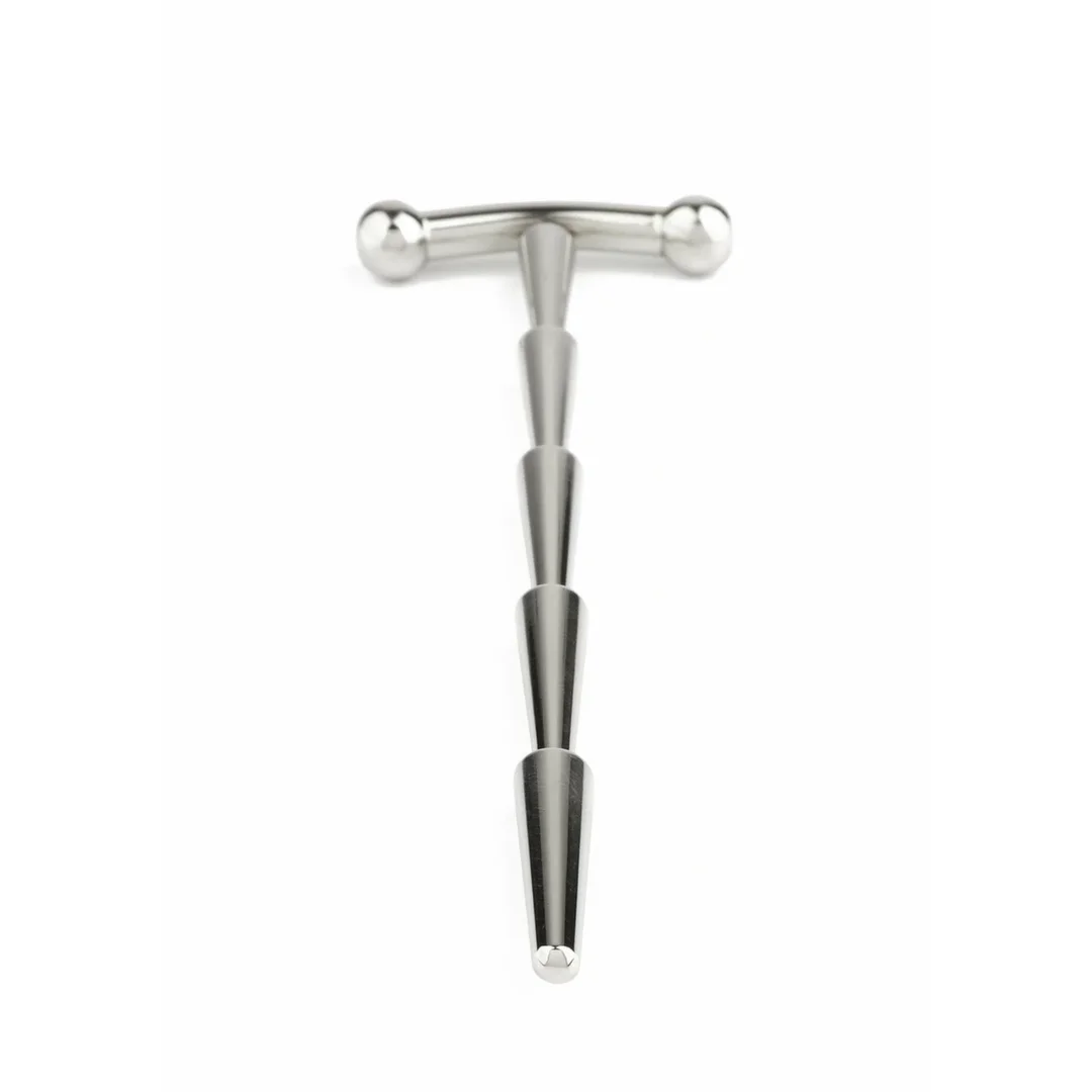 Mr. Steel Smooth Cum Rattle - stalowy korek intymny, gładki, srebrny — zdjęcie 3