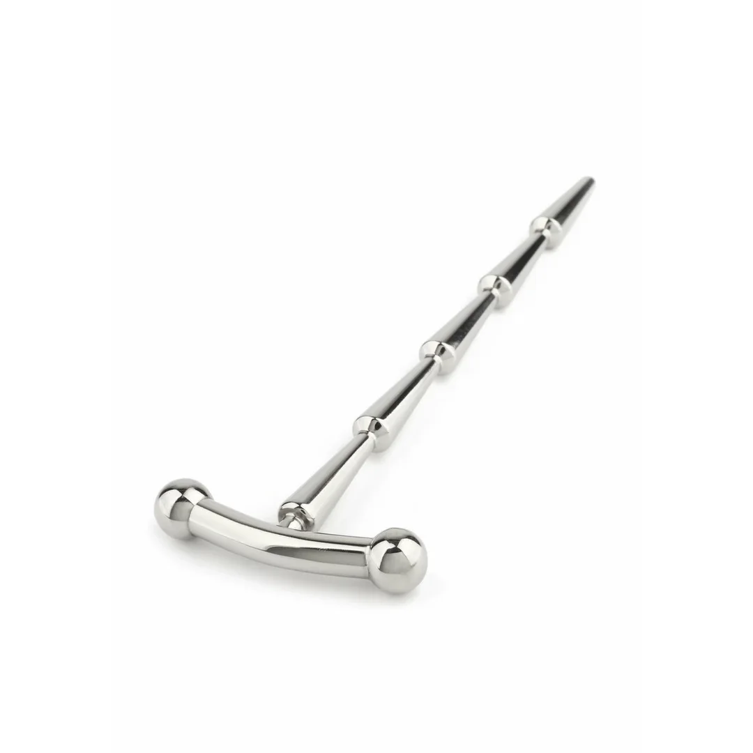 Mr. Steel Smooth Cum Rattle - stalowy korek intymny, gładki, srebrny — zdjęcie 4