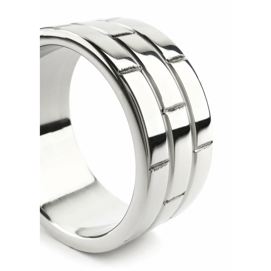 Mr. Steel The Wall stalowy pierścień intymny 50mm szeroki 340g — zdjęcie 6