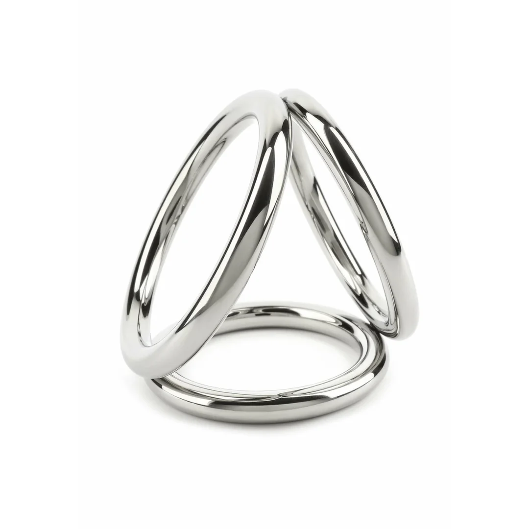 Mr. Steel Triad Chamber C-Ring Small stalowy pierścień potrojny — zdjęcie 4