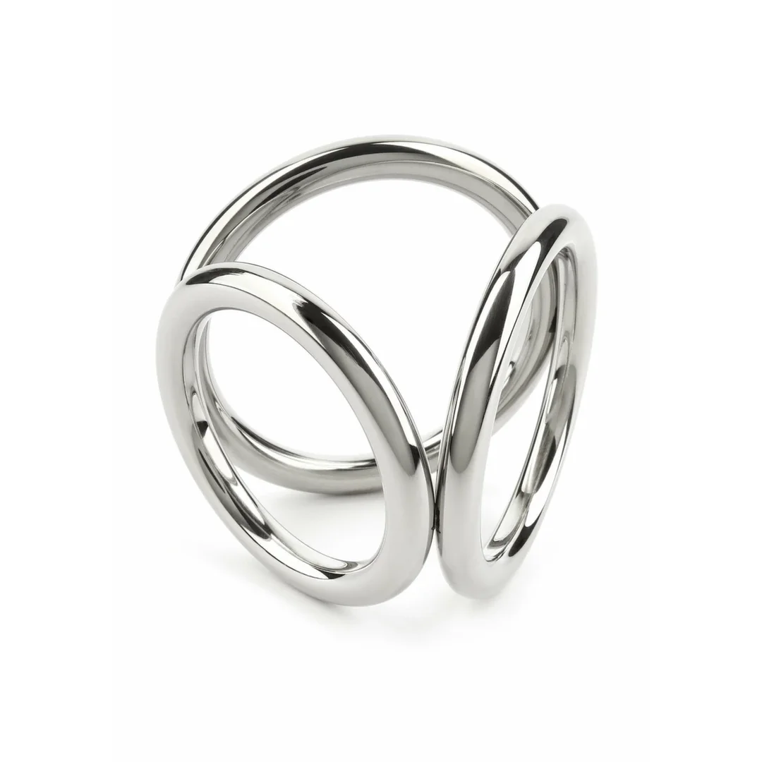 Mr. Steel Triad Chamber C-Ring Small stalowy pierścień potrojny — zdjęcie 5