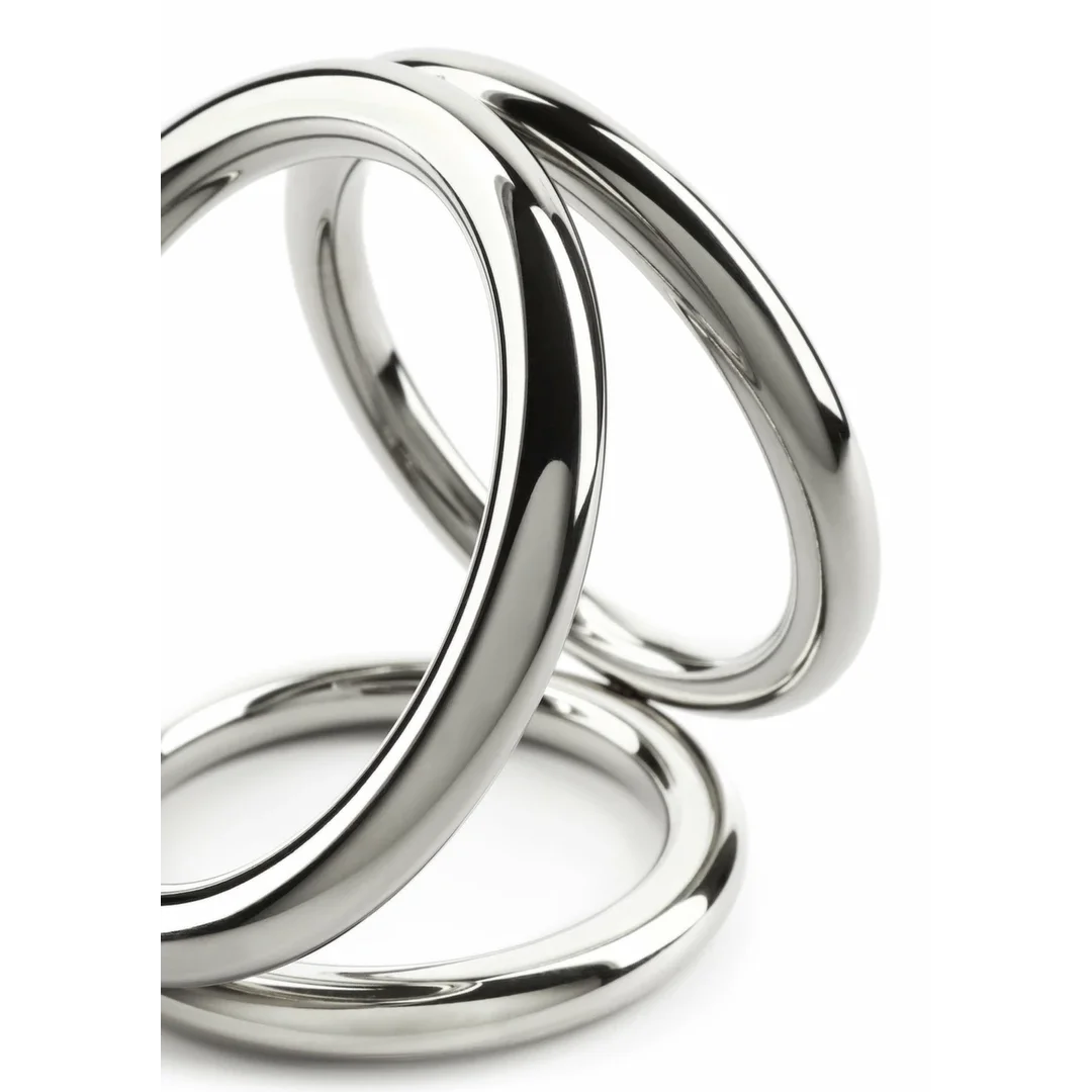Mr. Steel Triad Chamber C-Ring Small stalowy pierścień potrojny — zdjęcie 6