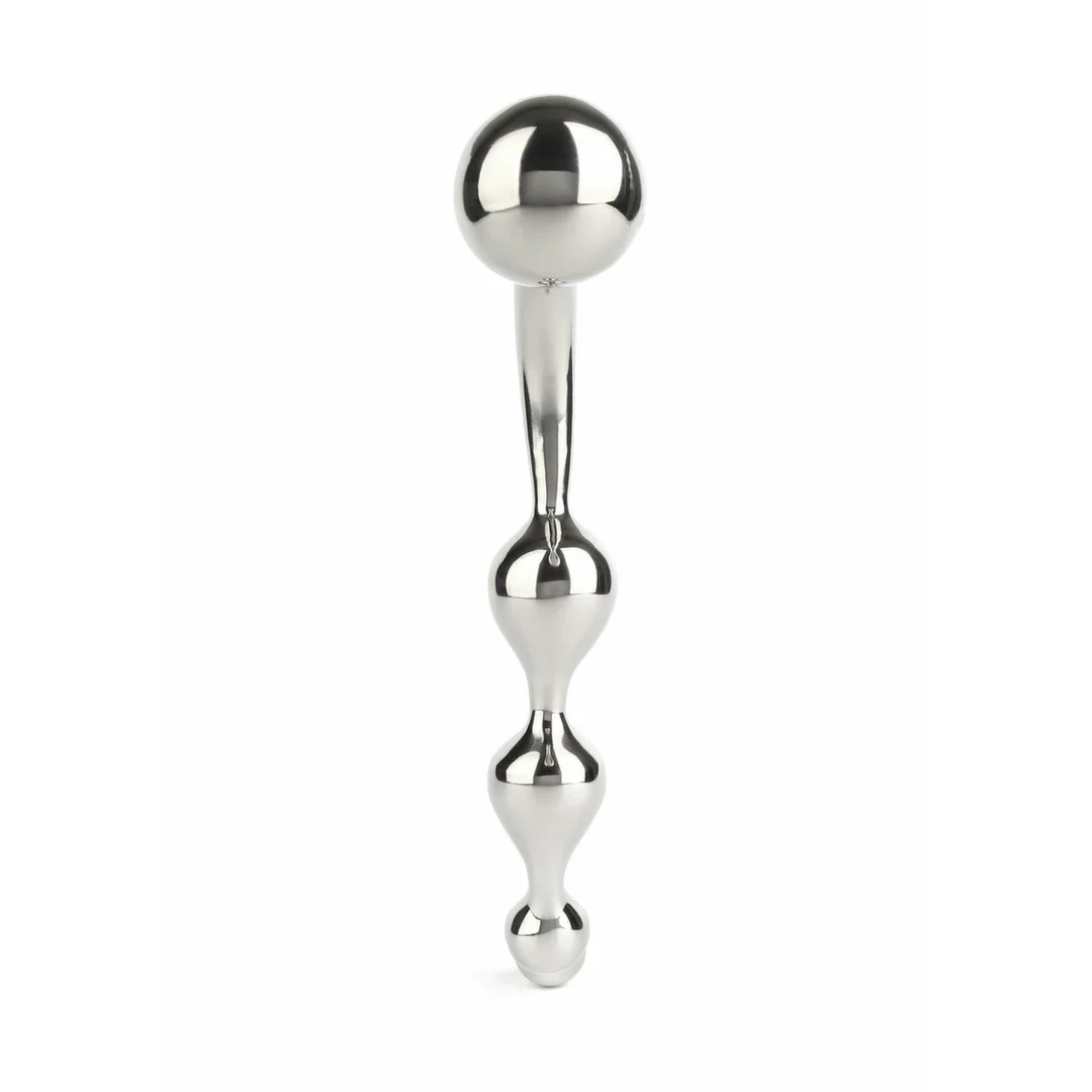 Mr. Steel Twisted Desire Bulb Wand stalowy masażer z ergonomiczną głowicą — zdjęcie 4