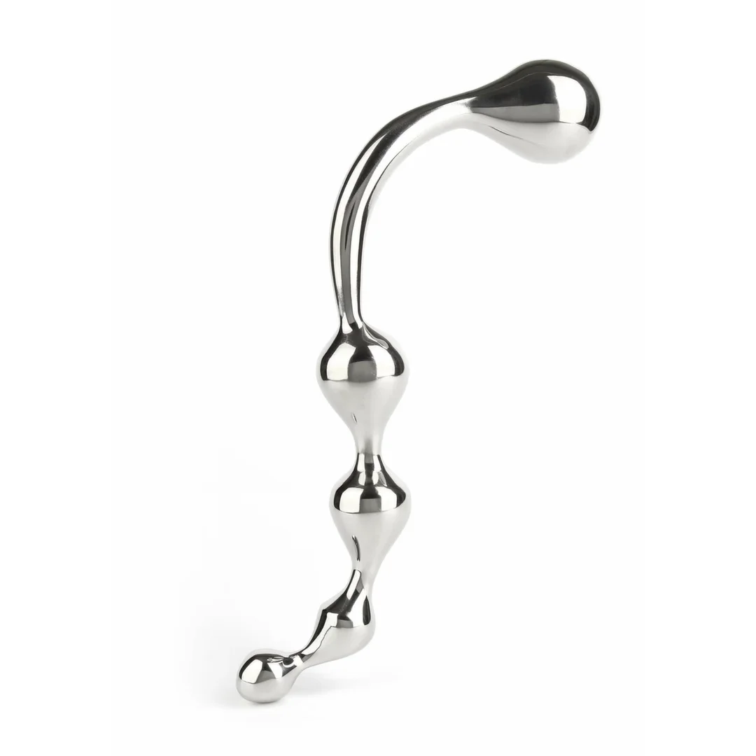 Mr. Steel Twisted Desire Bulb Wand stalowy masażer z ergonomiczną głowicą — zdjęcie 5