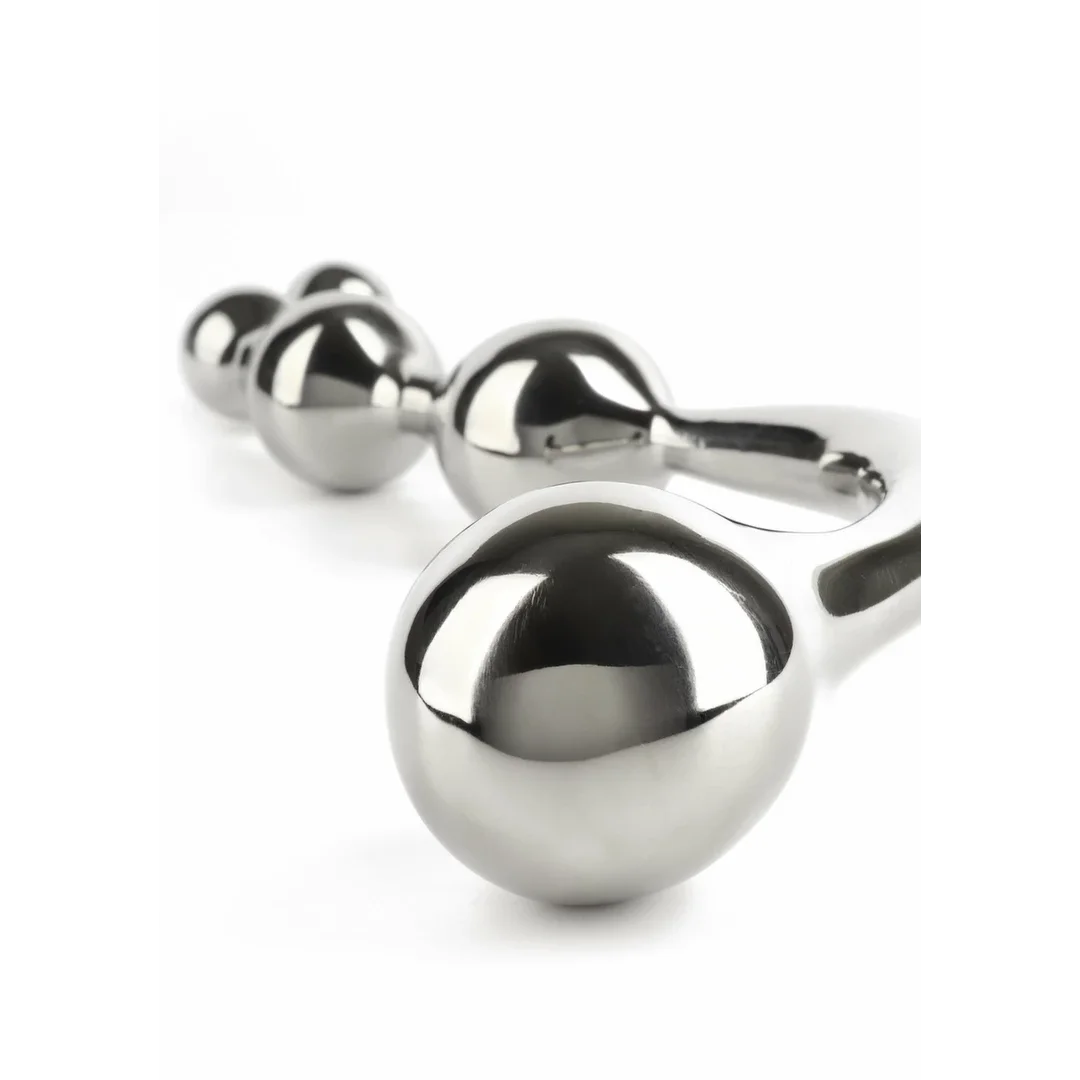 Mr. Steel Twisted Desire Bulb Wand stalowy masażer z ergonomiczną głowicą — zdjęcie 6