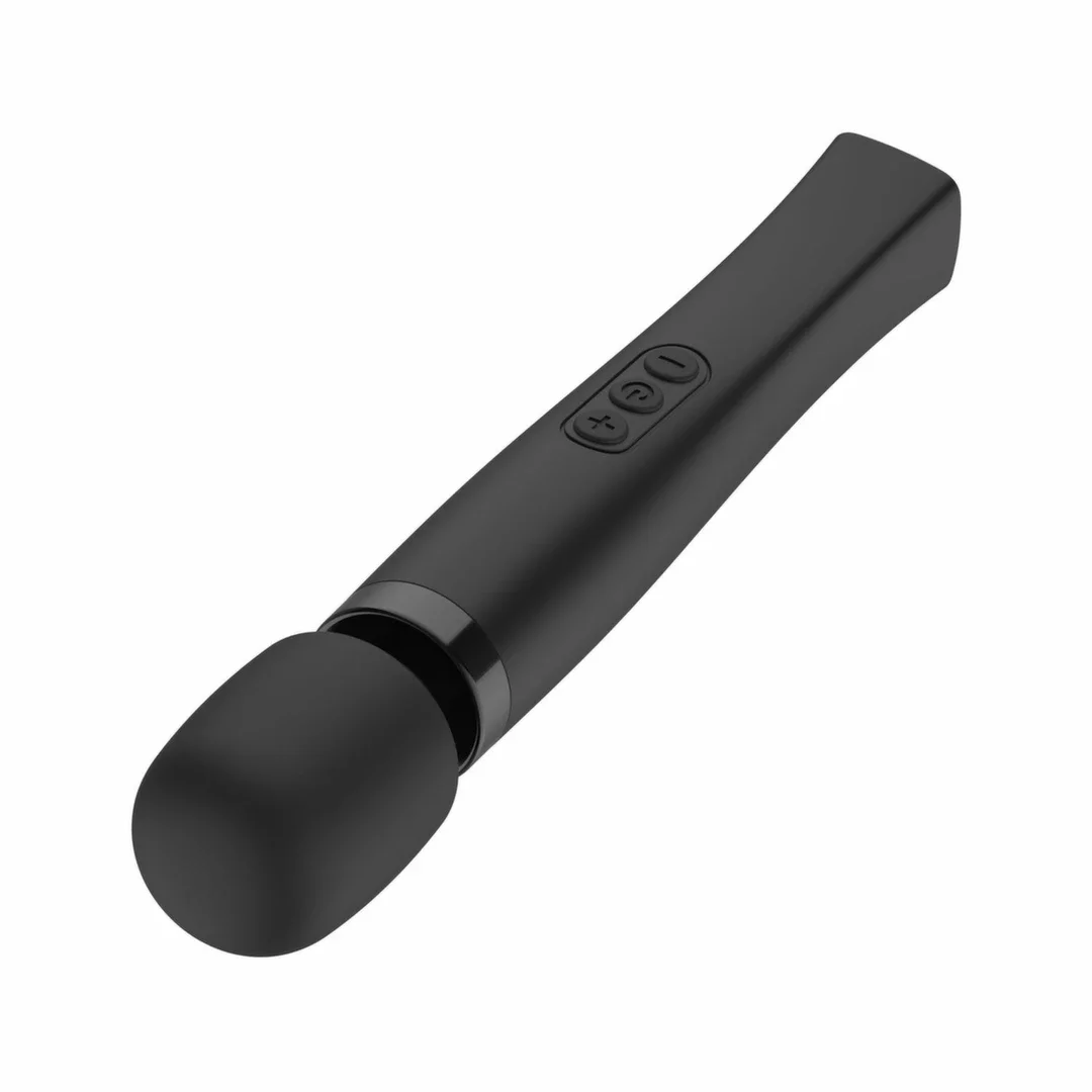 MyMagicWand Wand Vibrator Medium Black - wielofunkcyjny masażer IPX5 — zdjęcie 5