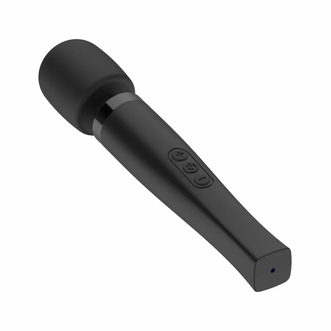 MyMagicWand Wand Vibrator Medium Black - wielofunkcyjny masażer IPX5 — zdjęcie 6