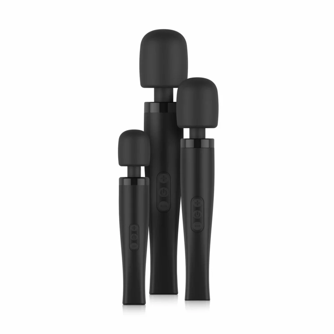 MyMagicWand Wand Vibrator Medium Black - wielofunkcyjny masażer IPX5 — zdjęcie 10