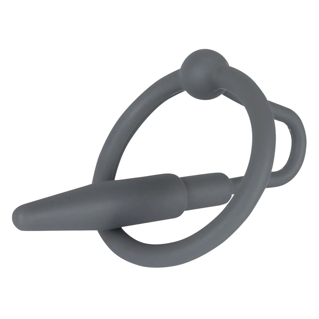 Mystim Dilator 2w1 Pierścień z Rozszerzaczem Silikonowy Czarny 6,2cm — zdjęcie 3