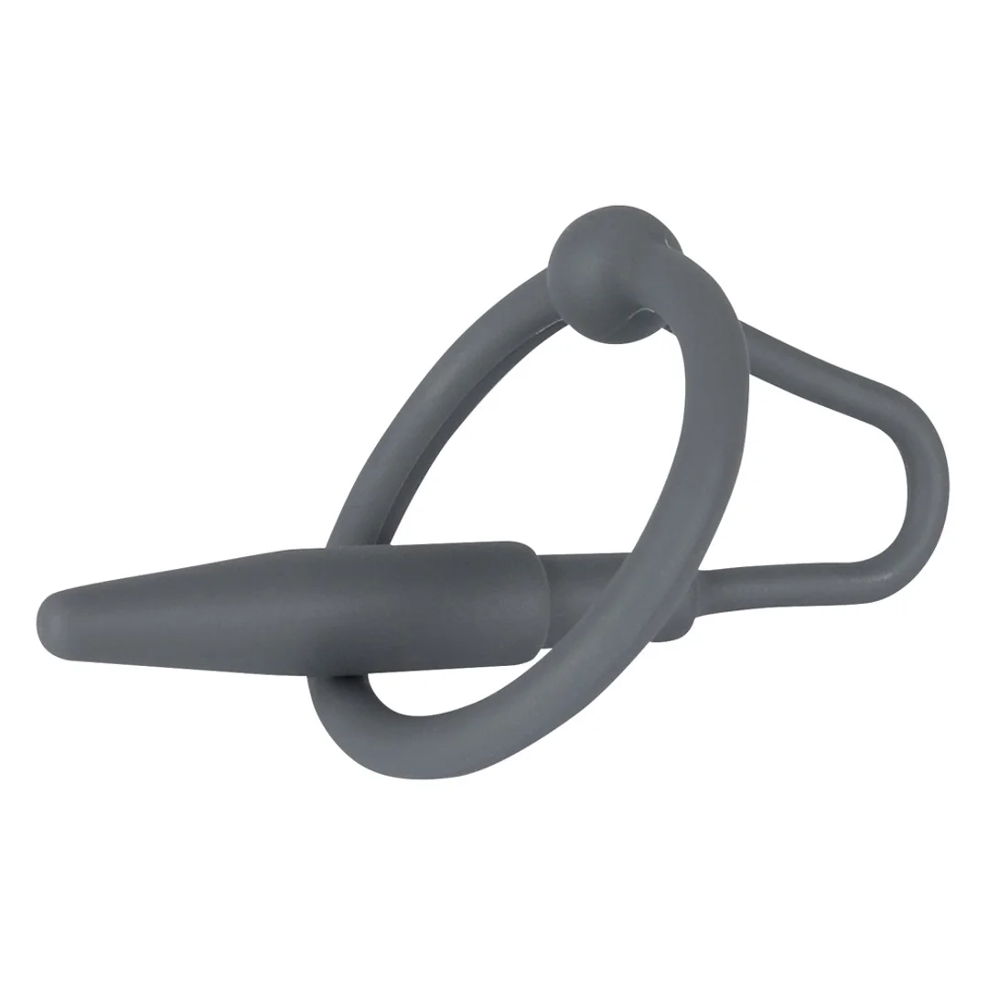 Mystim Dilator 2w1 Pierścień z Rozszerzaczem Silikonowy Czarny 6,2cm — zdjęcie 4