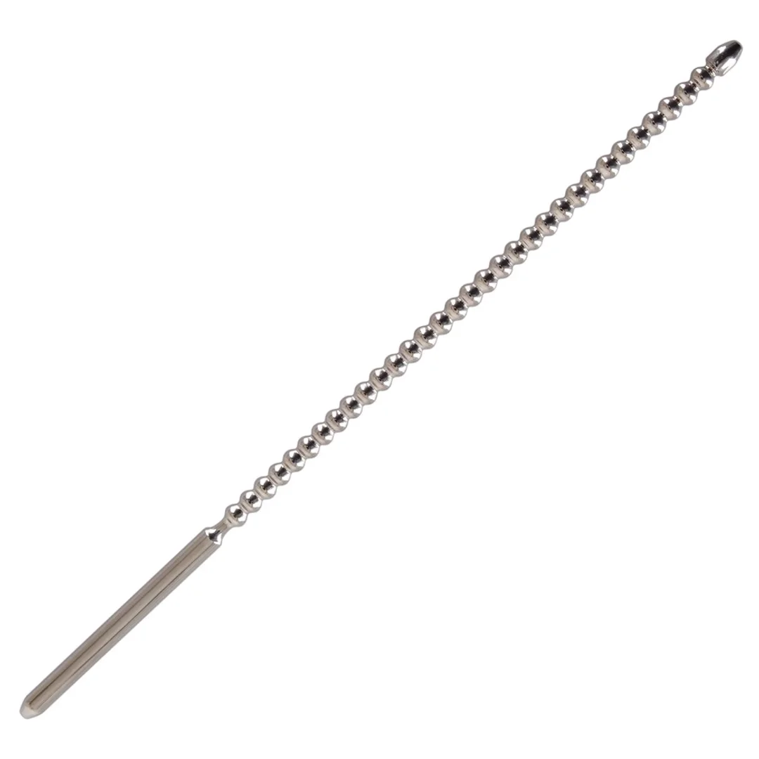 Mystim Plug Dilator ze stali nierdzewnej 24 cm, kulisty kształt — zdjęcie 3