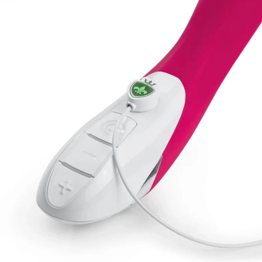 Mystim Sassy Simon Pink - Wibrujący model silikonowy, 27 cm — zdjęcie 2