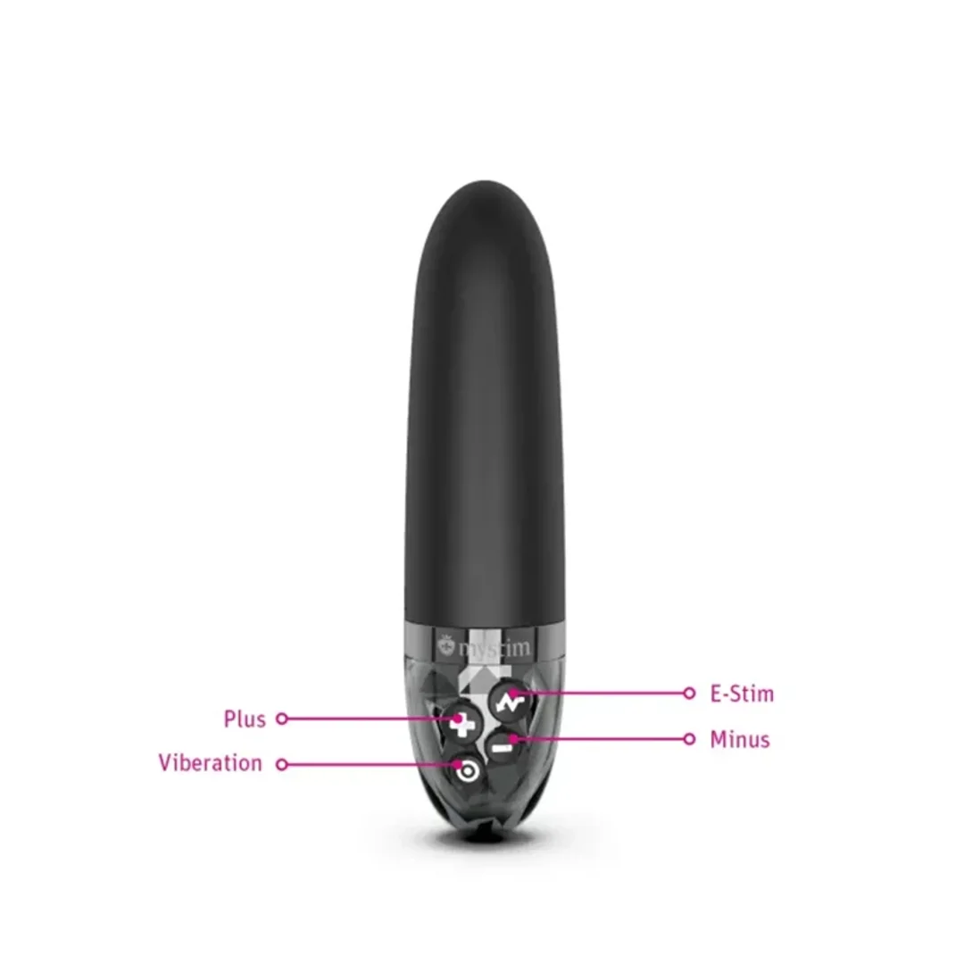 Mystim Sleak Freak eStim Black - wibrator z elektrostymulacją, czarny — zdjęcie 5