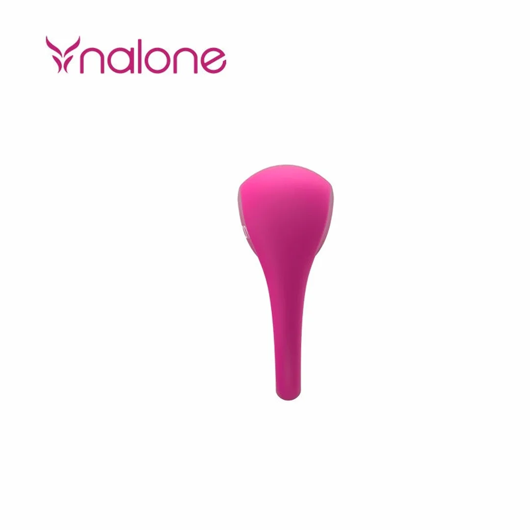 Nalone Love Pink - silikonowy pierścień wibracyjny, wodoodporny, rożowy — zdjęcie 4