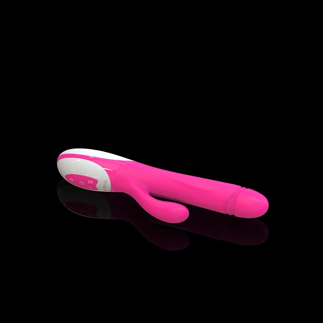 Nalone Wave silikonowy masażer z podwojnym napędem, wodoodporny 26 cm — zdjęcie 3