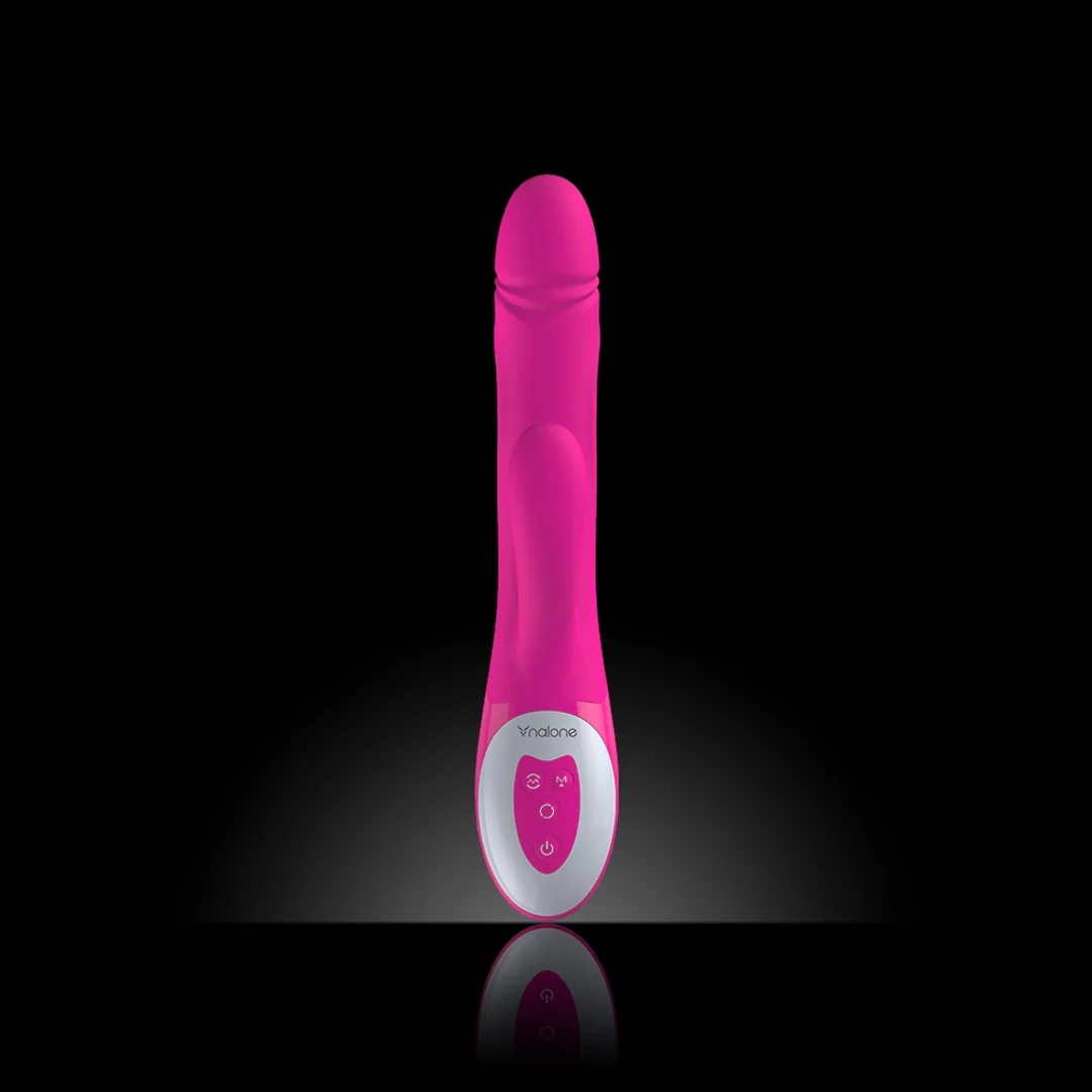 Nalone Wave silikonowy masażer z podwojnym napędem, wodoodporny 26 cm — zdjęcie 6