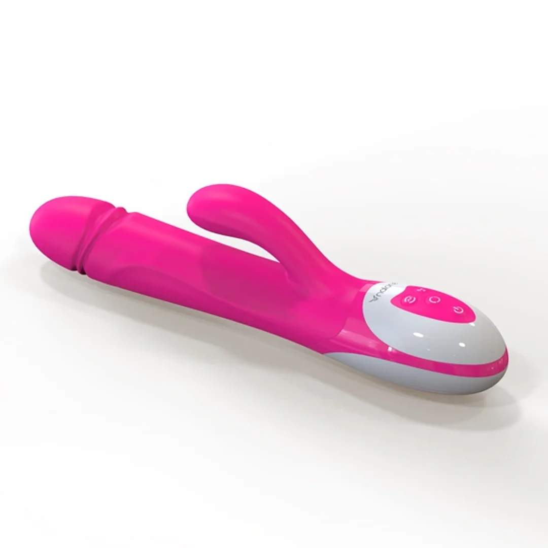 Nalone Wave silikonowy masażer z podwojnym napędem, wodoodporny 26 cm — zdjęcie 9