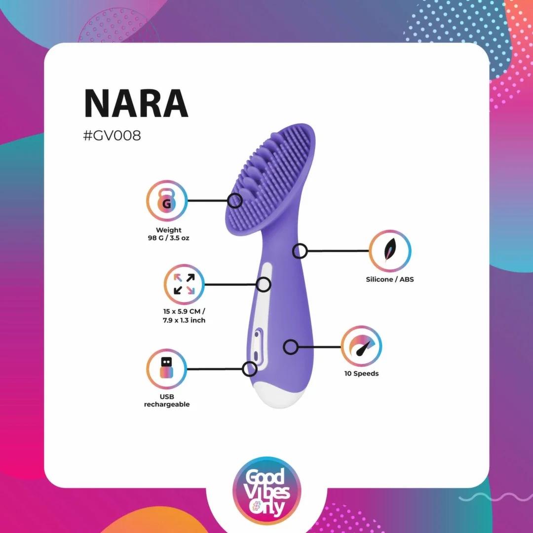 Nara Intimate System Masażer Punktowy 10 Trybow Wodoodporny USB — zdjęcie 2