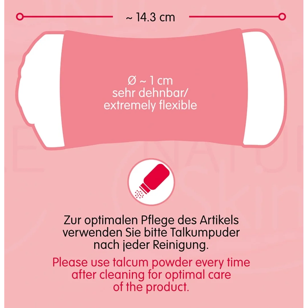 Nature Skin 2w1 urządzenie intymne dwukanałowe skora naturalna 14,3 cm — zdjęcie 6