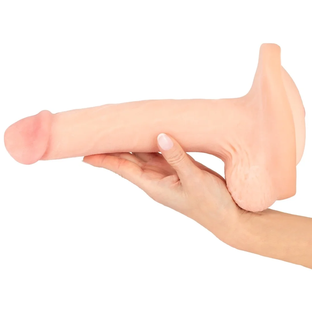 Nature Skin 3in1 Extension Masturbator Dildo 31 cm TPE uniwersalny — zdjęcie 7