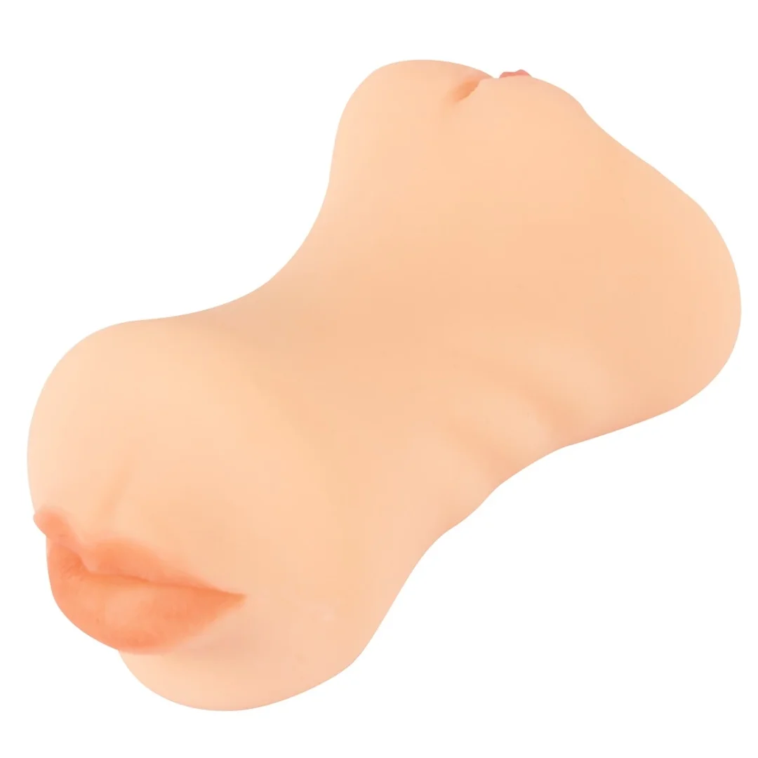 Nature Skin model 3w1 - anatomiczny symulator ust, wejścia i pośladkow, 19,5 cm — zdjęcie 5