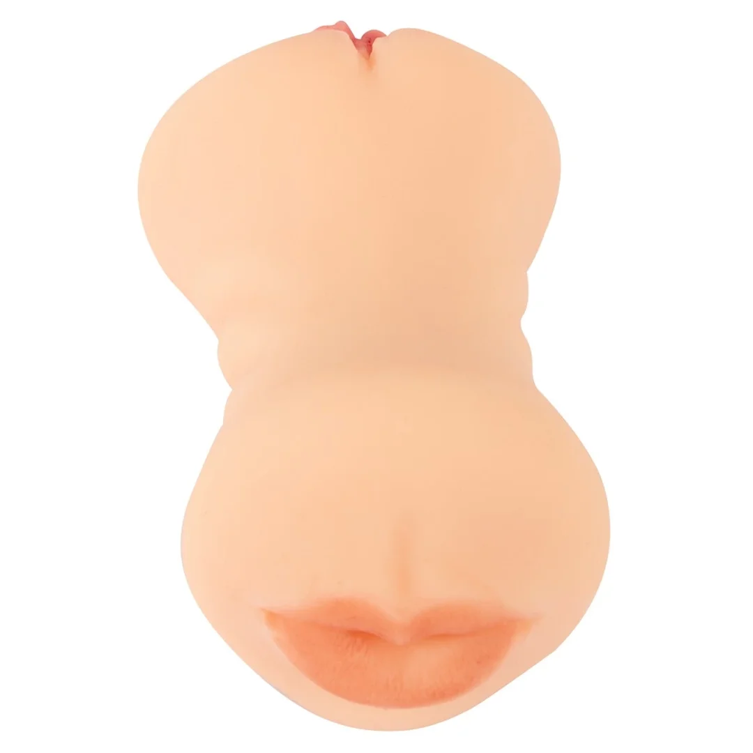 Nature Skin model 3w1 - anatomiczny symulator ust, wejścia i pośladkow, 19,5 cm — zdjęcie 6