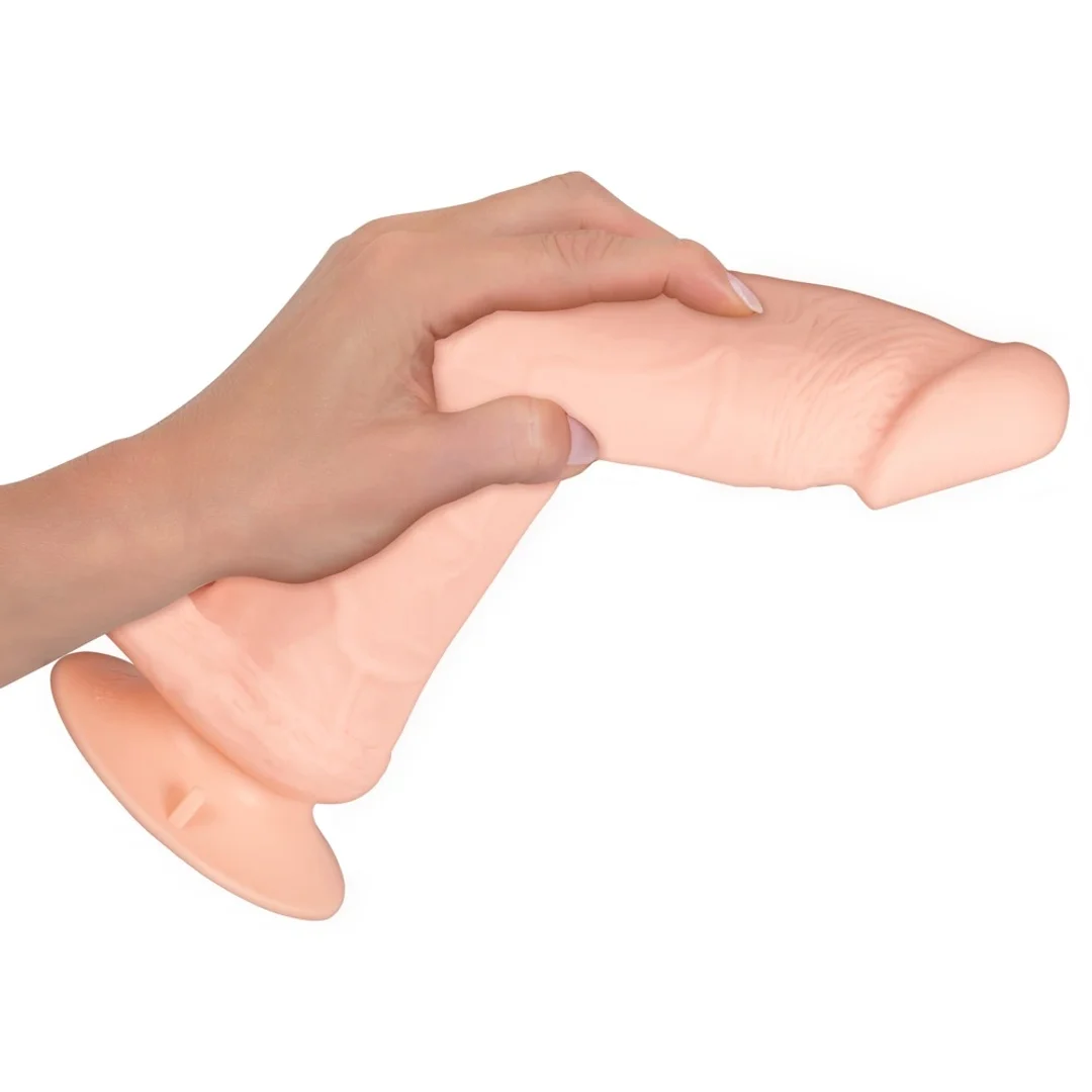 Nature Skin Model RC 20,8 cm - Anatomiczny wibrator z pilotem, elastyczny — zdjęcie 7