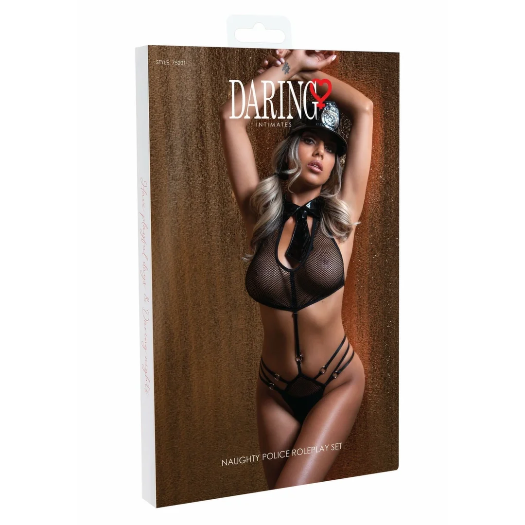 Naughty Police Roleplay Set komplet przebranie z czapką i akcesoriami — zdjęcie 2